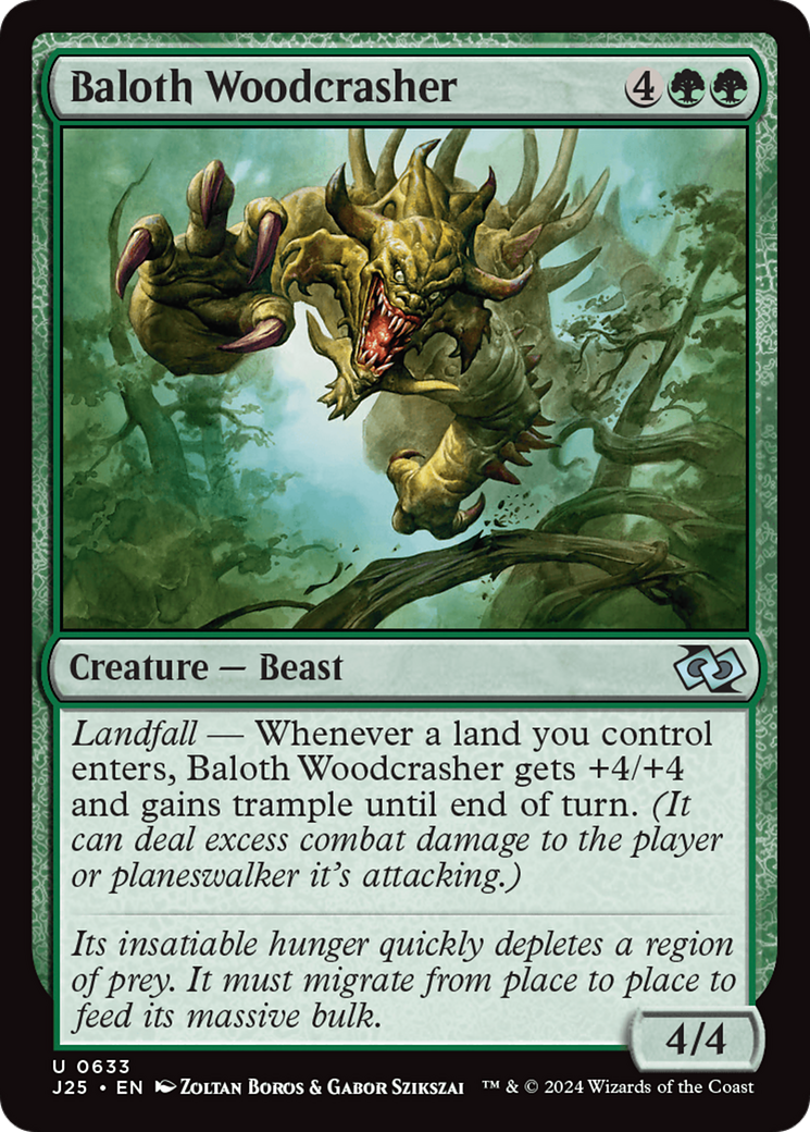 {C} Baloth Woodcrasher [Foundations Jumpstart][J25 633]