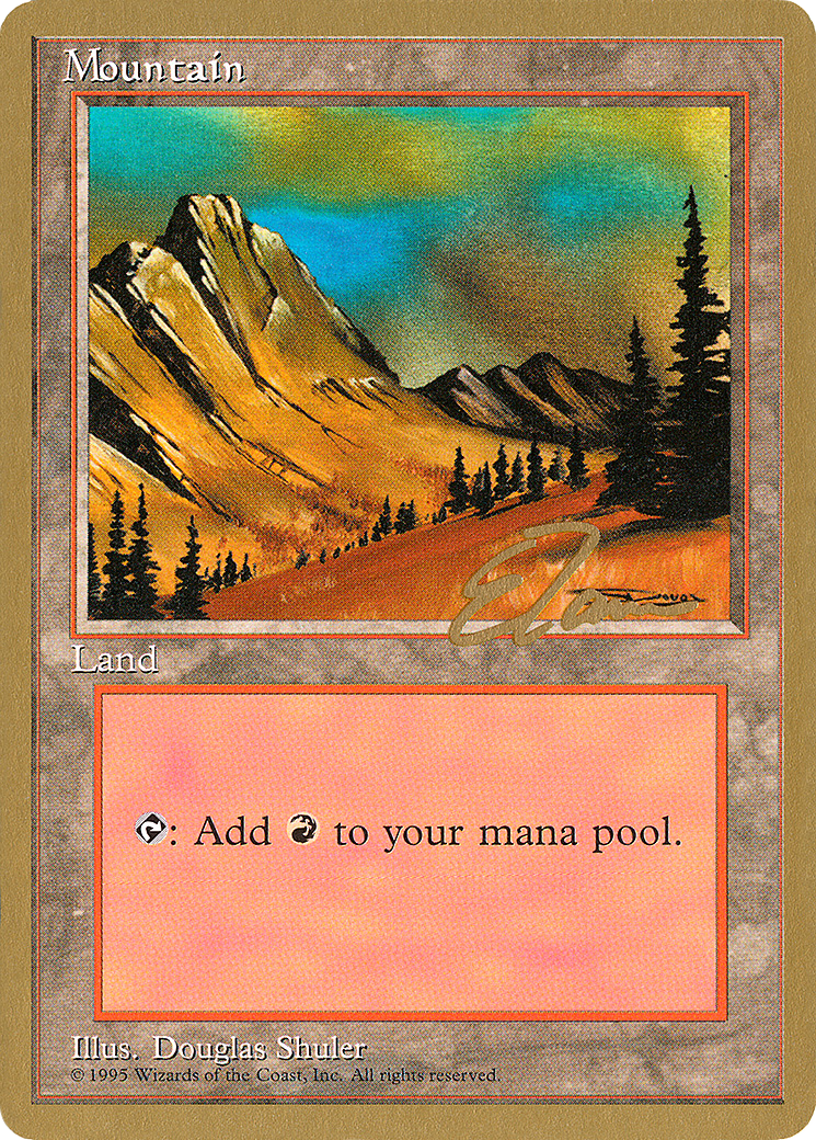{B}[GB PTC ET375] Mountain (et375) (Eric Tam) [Pro Tour Collector Set]