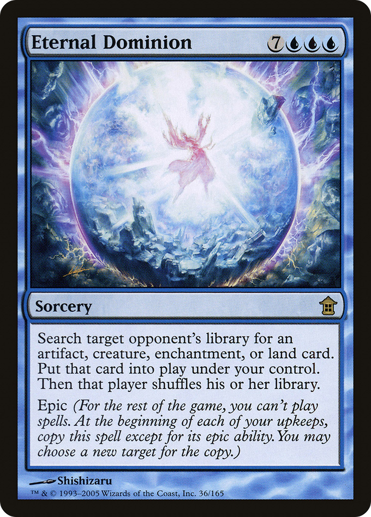 {R} Eternal Dominion [Saviors of Kamigawa][SOK 036] - Misty Mountain Games