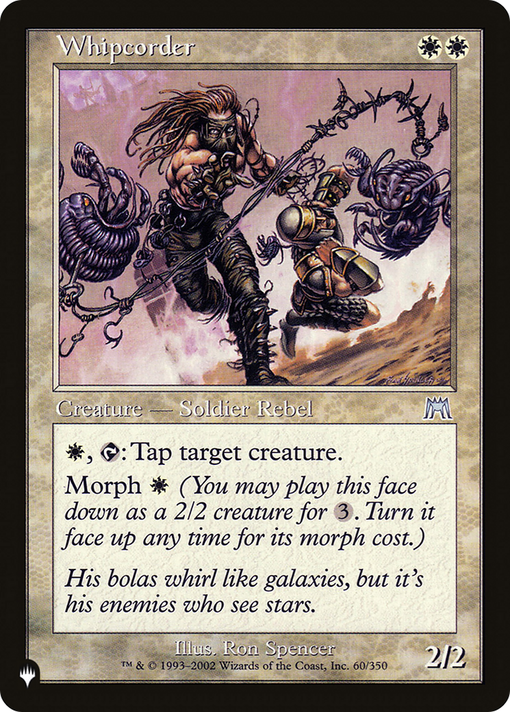 Whipcorder [LIST 60/350]