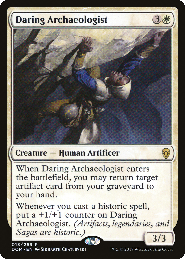 {R} Daring Archaeologist [Dominaria][DOM 013] - Misty Mountain Games