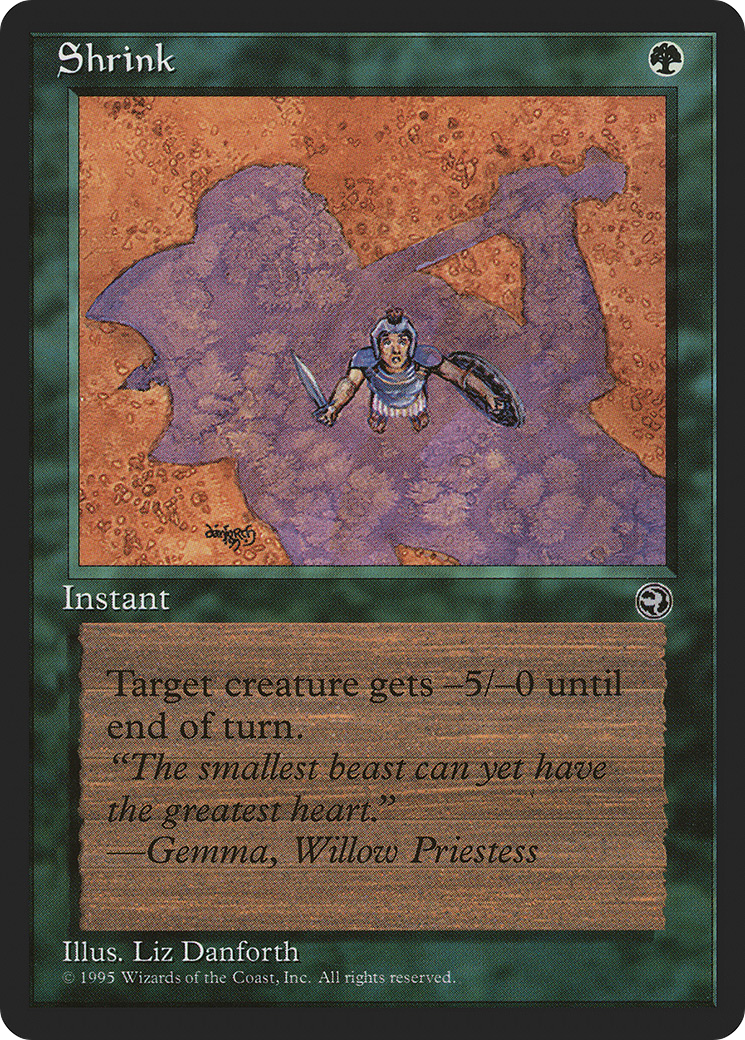 {C} Shrink (Gemma Flavor Text) [Homelands][HML 97A]