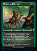 {C} Cloakwood Hermit (Foil Etched) [Commander Legends: Battle for Baldur's Gate][CLB 514]