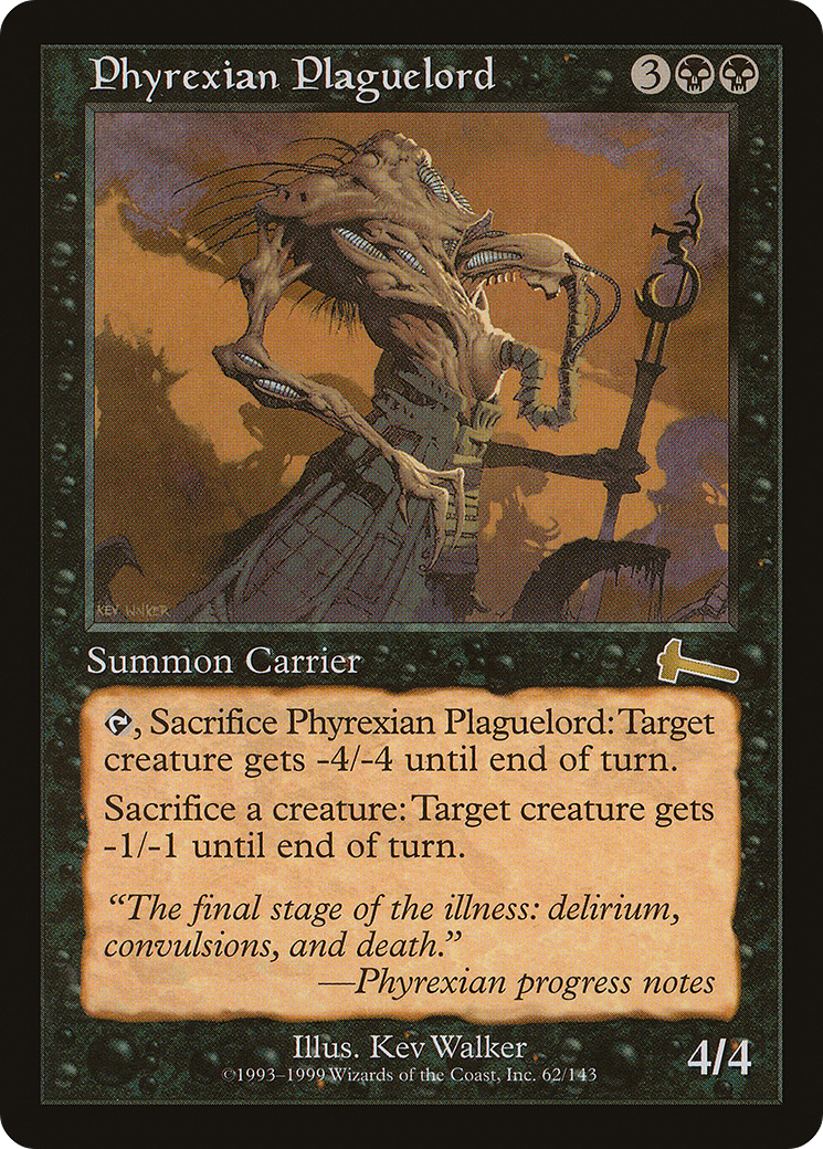 {R} Phyrexian Plaguelord [Urza's Legacy][ULG 062] - Misty Mountain Games
