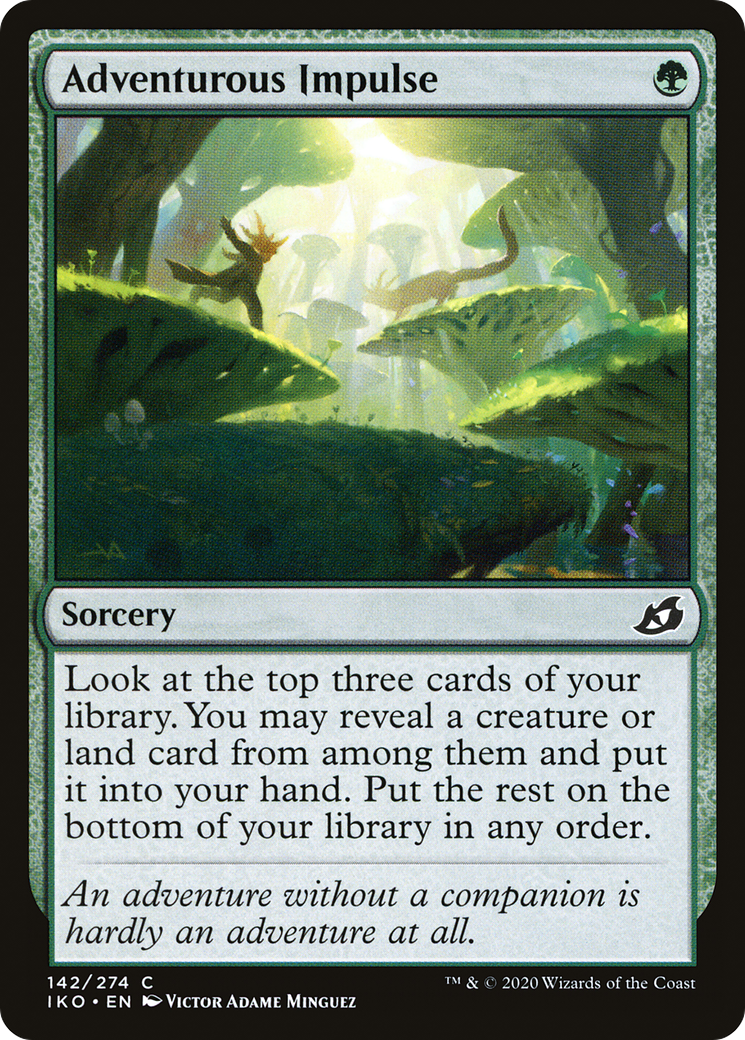 {C} Adventurous Impulse [Ikoria: Lair of Behemoths][IKO 142]