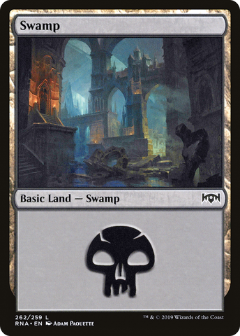 {B}[RNA 262] Swamp (262) [Ravnica Allegiance]