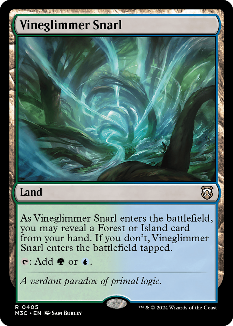 {R} Vineglimmer Snarl [Modern Horizons 3 Commander][M3C 405]