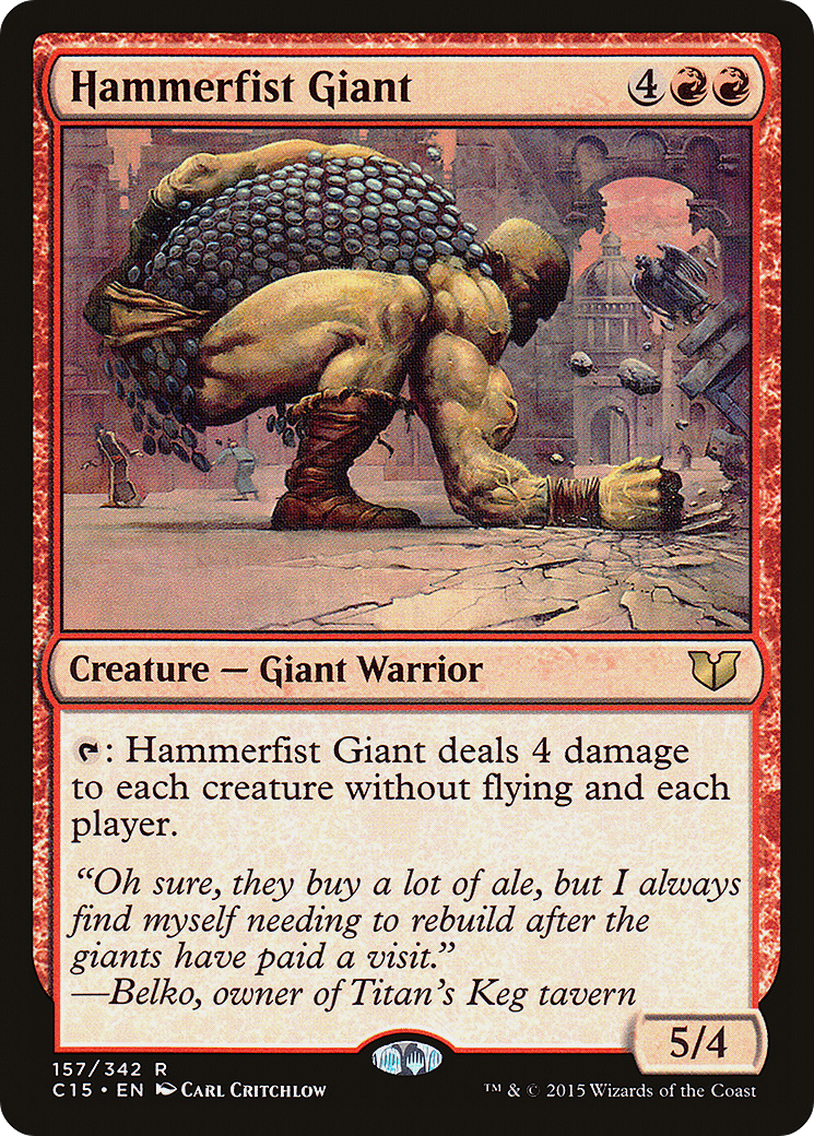 {R} Hammerfist Giant [Commander 2015][C15 157] - Misty Mountain Games