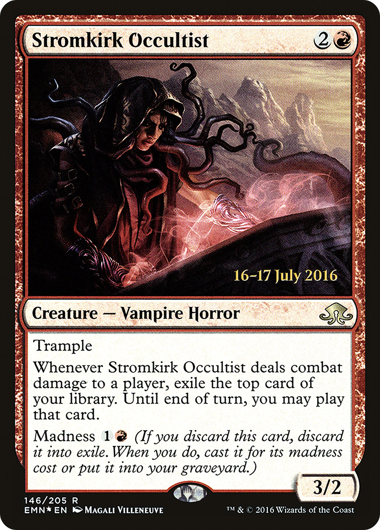 {R} Stromkirk Occultist [Eldritch Moon Prerelease Promos][PR EMN 146] - Misty Mountain Games
