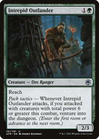 {C} Intrepid Outlander [Dungeons & Dragons: Adventures in the Forgotten Realms][AFR 191]