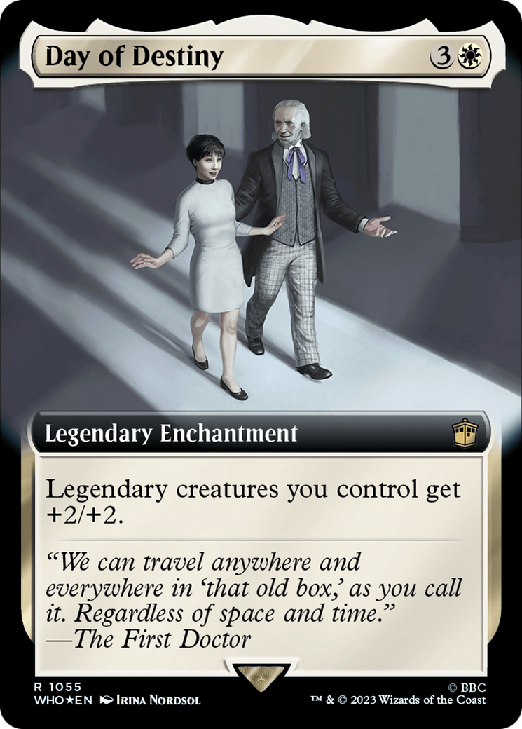 {R} Day of Destiny (Extended Art) (Surge Foil) [Doctor Who][WHO 1055]