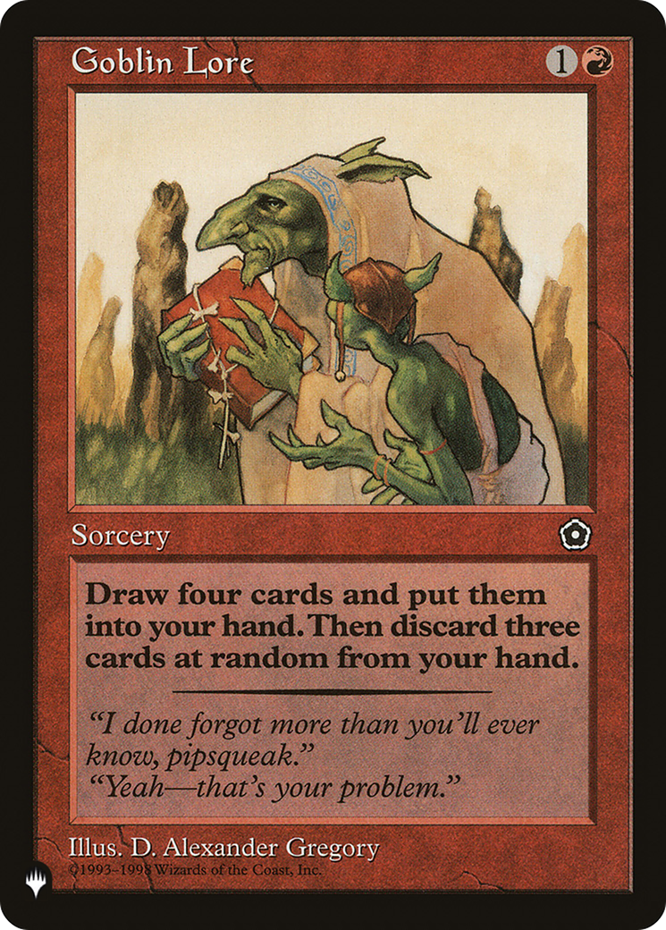 Goblin Lore [LIST ]