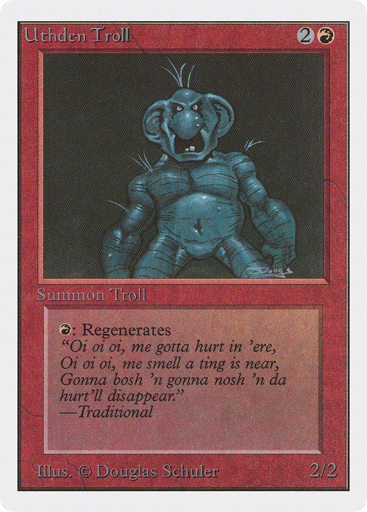 {C} Uthden Troll [Unlimited Edition][2ED 181] - Misty Mountain Games