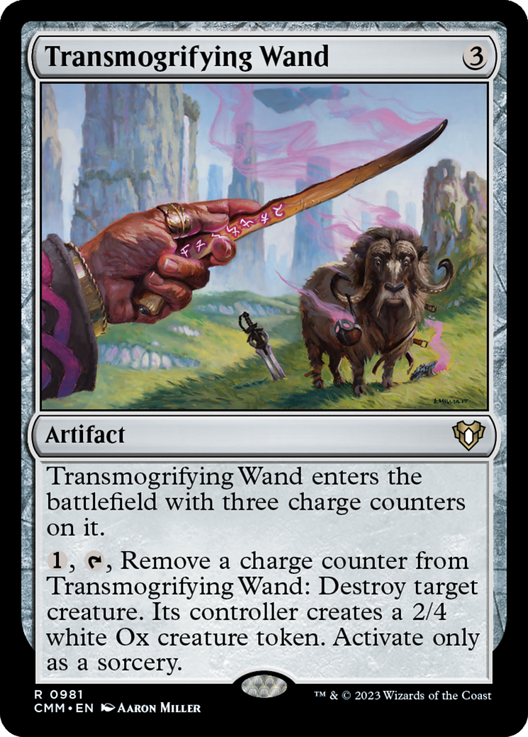 {R} Transmogrifying Wand [Commander Masters][CMM 981]
