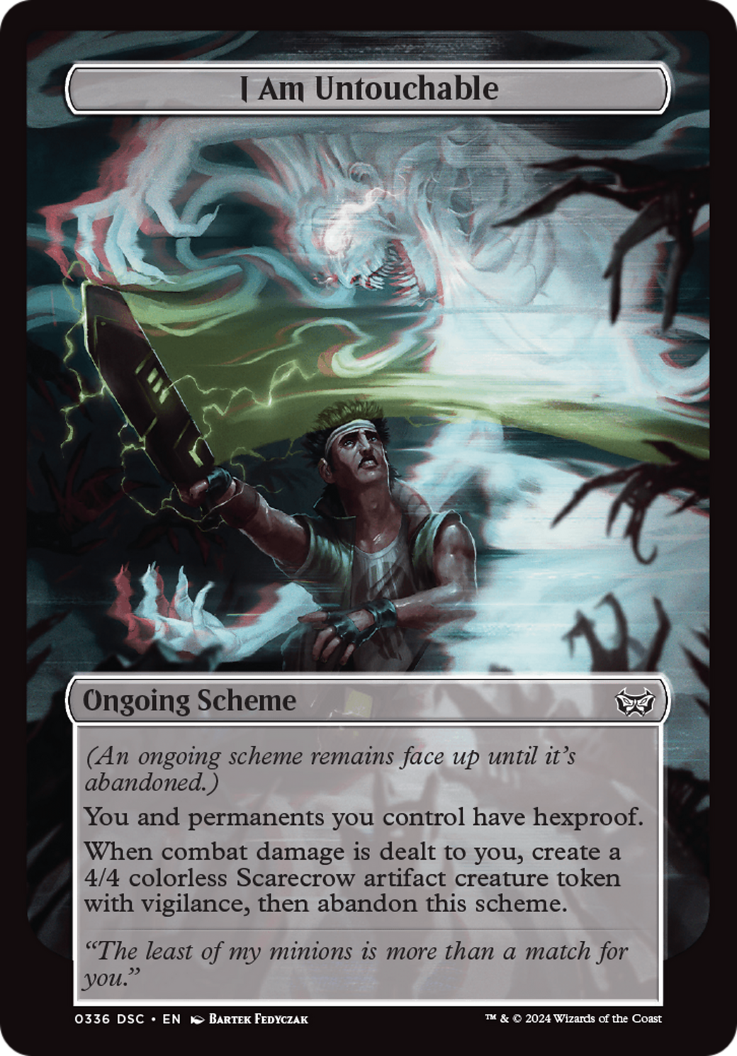 {C} I Am Untouchable (Full Art) [Duskmourn: House of Horror Commander][DSC 336]