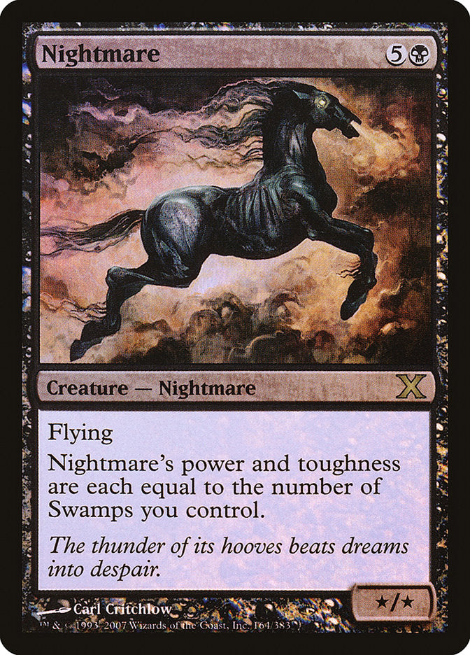 {R} Nightmare (Premium Foil) [Tenth Edition][FP 10E 164]