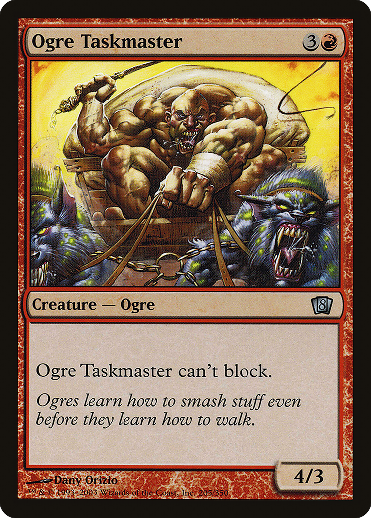 {C} Ogre Taskmaster [Eighth Edition][8ED 205]