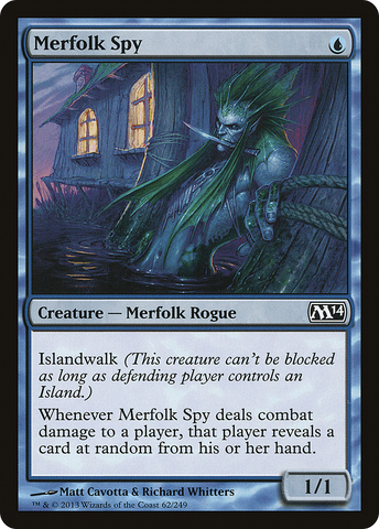 {C} Merfolk Spy [Magic 2014][M14 062]