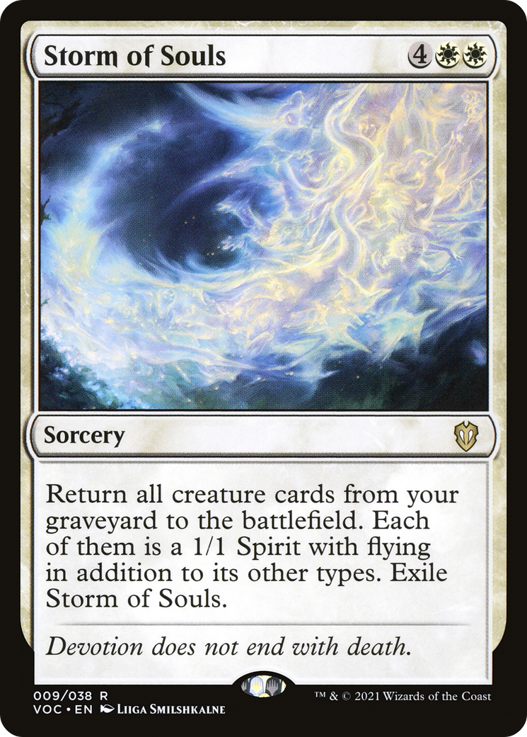 {R} Storm of Souls [Innistrad: Crimson Vow Commander][VOC 009]