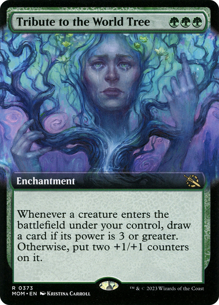 {R} Tribute to the World Tree (Extended Art) [March of the Machine][MOM 373]