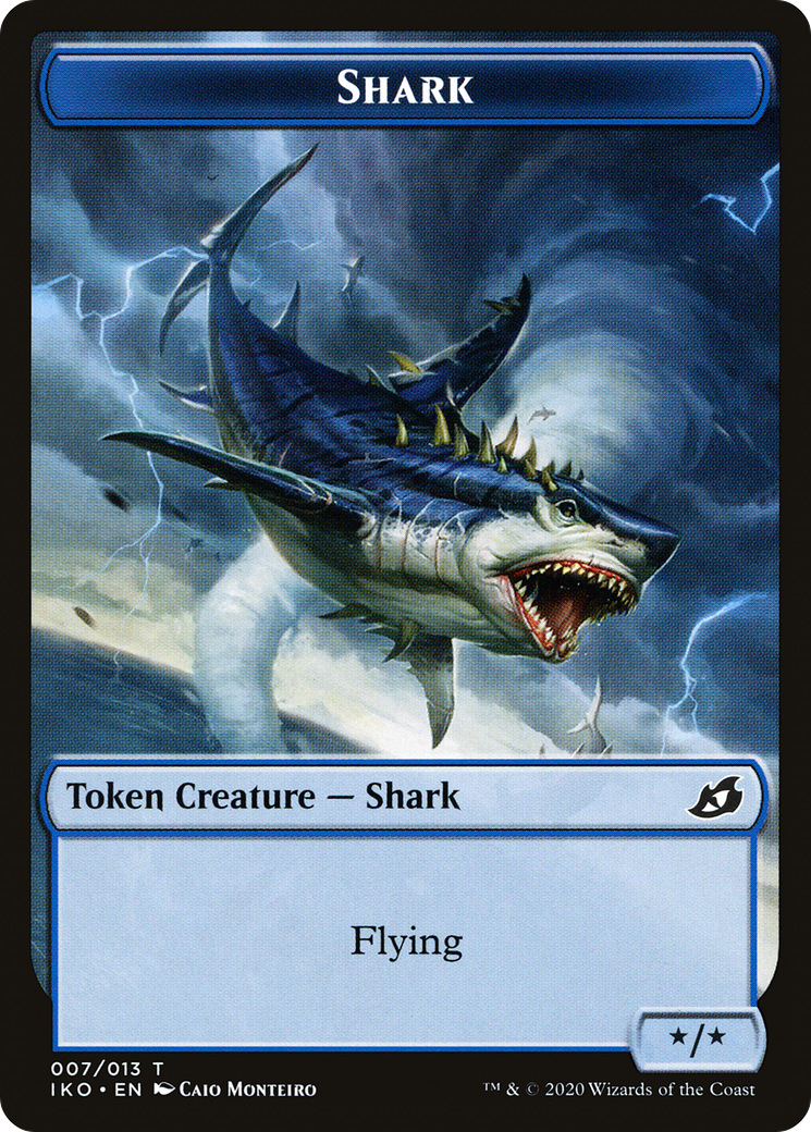 {T} Shark Token [Ikoria: Lair of Behemoths Tokens][TIKO 007]