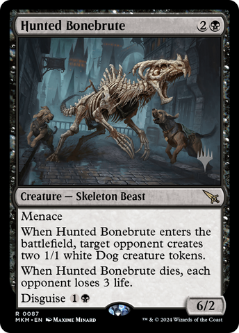 {R} Hunted Bonebrute (Promo Pack) [Murders at Karlov Manor Promos][PP MKM 087]