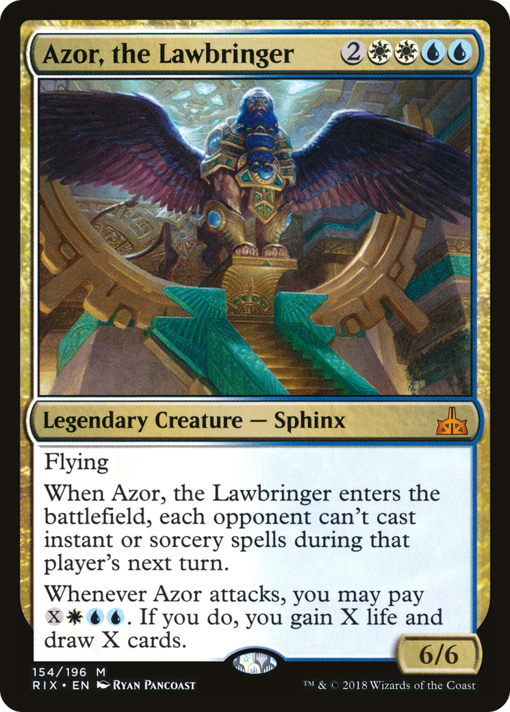 {R} Azor, the Lawbringer [Rivals of Ixalan][RIX 154] - Misty Mountain Games