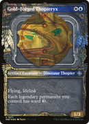 {C} Gold-Forged Thopteryx (Showcase Halo Foil) [March of the Machine: The Aftermath][MAT 211]