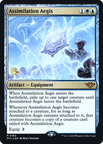 {@R} Assimilation Aegis [Outlaws of Thunder Junction Prerelease Promos][PR OTJ 192]