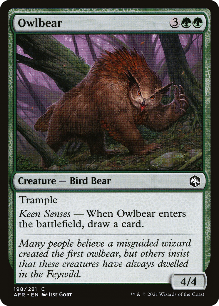 {C} Owlbear [Dungeons & Dragons: Adventures in the Forgotten Realms][AFR 198]