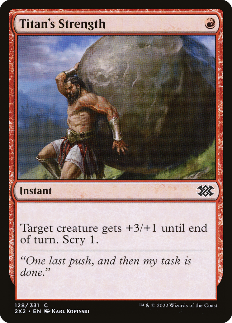 {C} Titan's Strength [Double Masters 2022][2X2 128]
