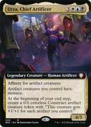 {R} Urza, Chief Artificer (Extended Art) [The Brothers' War Commander][BRC 049]