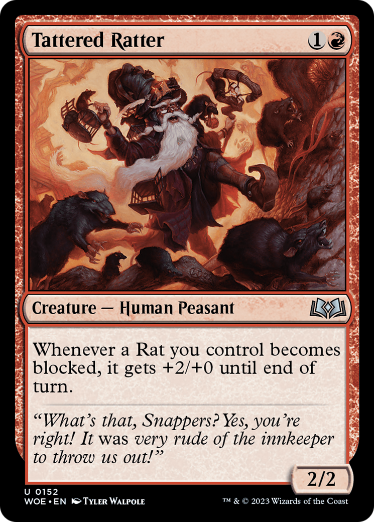 {@C} Tattered Ratter [Wilds of Eldraine][WOE 152]