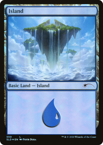 {B}[SLD 550] Island (Above the Clouds) (550) [Secret Lair Drop Promos]