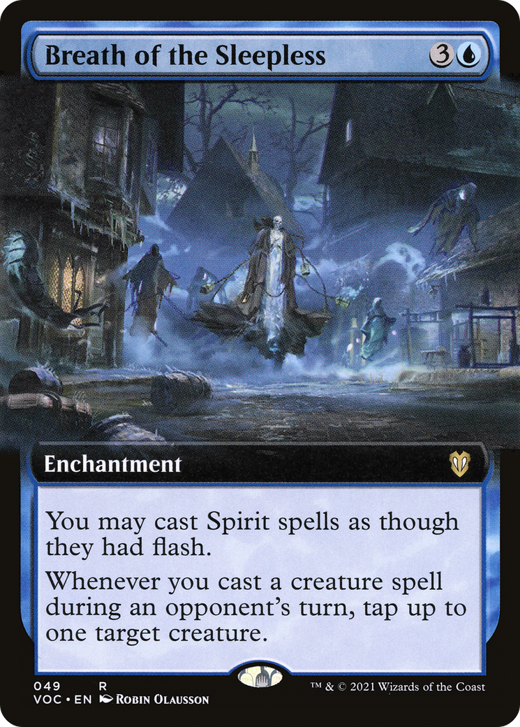 {R} Breath of the Sleepless (Extended Art) [Innistrad: Crimson Vow Commander][VOC 049]