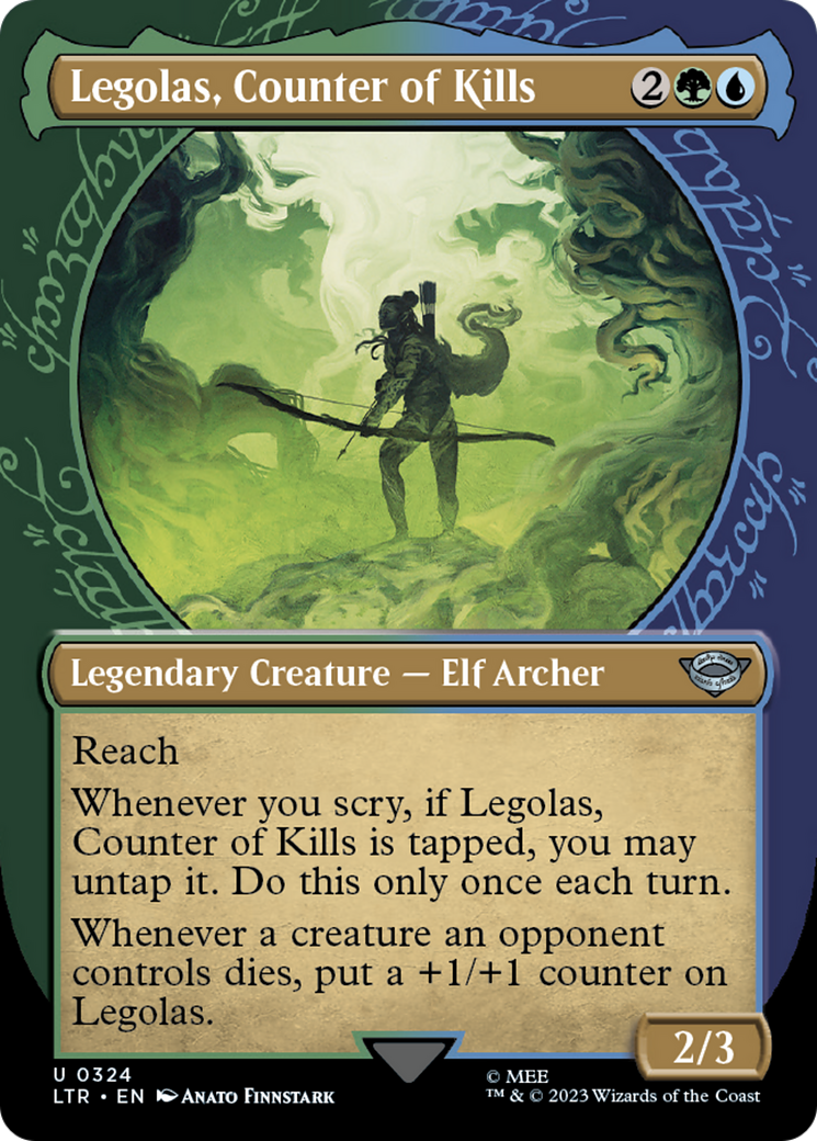 {C} Legolas, Counter of Kills (Showcase Ring Frame) [The Lord of the Rings: Tales of Middle-Earth][LTR 324]