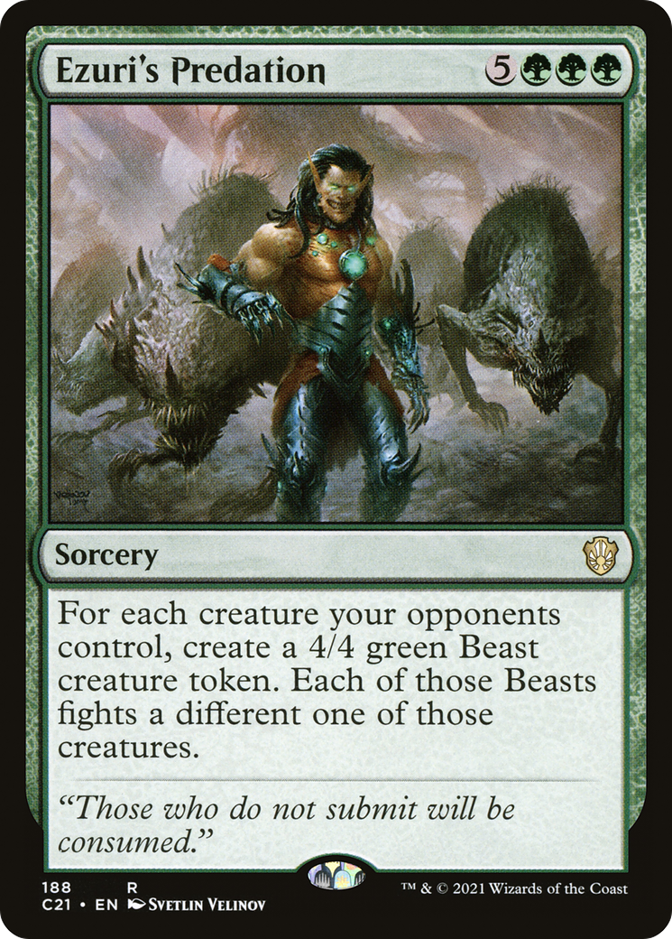 {R} Ezuri's Predation [Commander 2021][C21 188]
