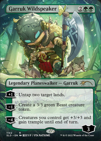 {R} Garruk Wildspeaker (Borderless) [Secret Lair Drop Series][SLD 1142]