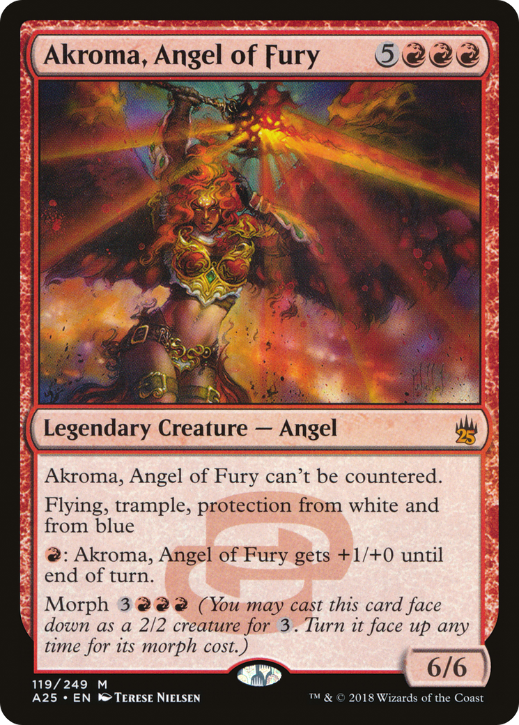 {R} Akroma, Angel of Fury [Masters 25][A25 119] - Misty Mountain Games