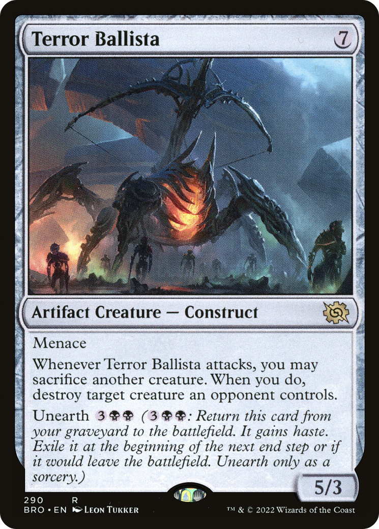 {R} Terror Ballista [The Brothers' War][BRO 290]