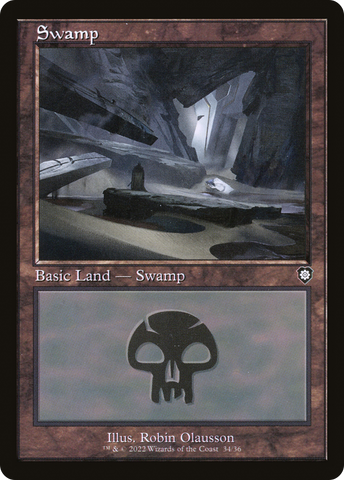 {B}[BRC 034] Swamp (034) (Retro) [The Brothers' War Commander]