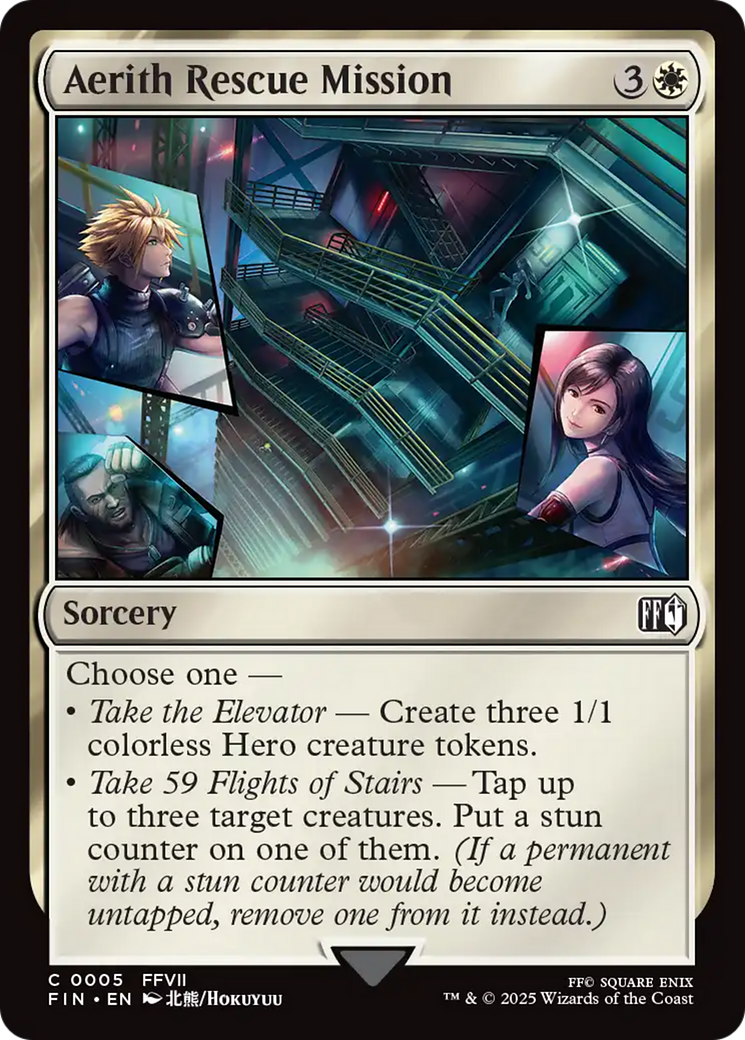 {@C} Aerith Rescue Mission [FINAL FANTASY][FIN 005]