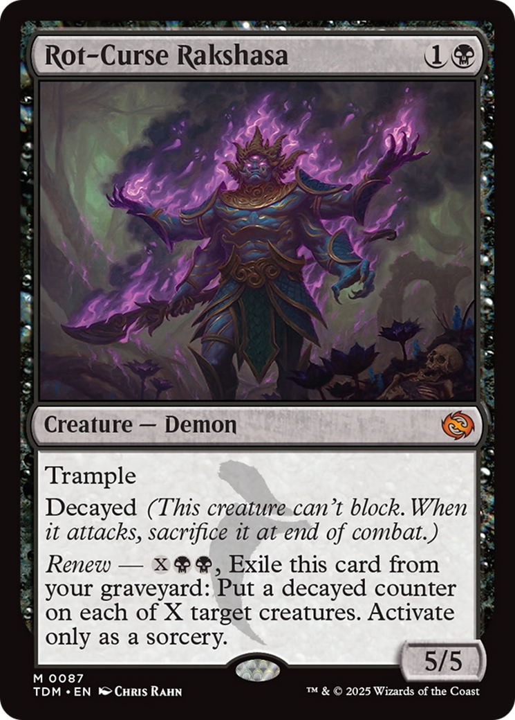 {@R} Rot-Curse Rakshasa [Tarkir: Dragonstorm][TDM 087]