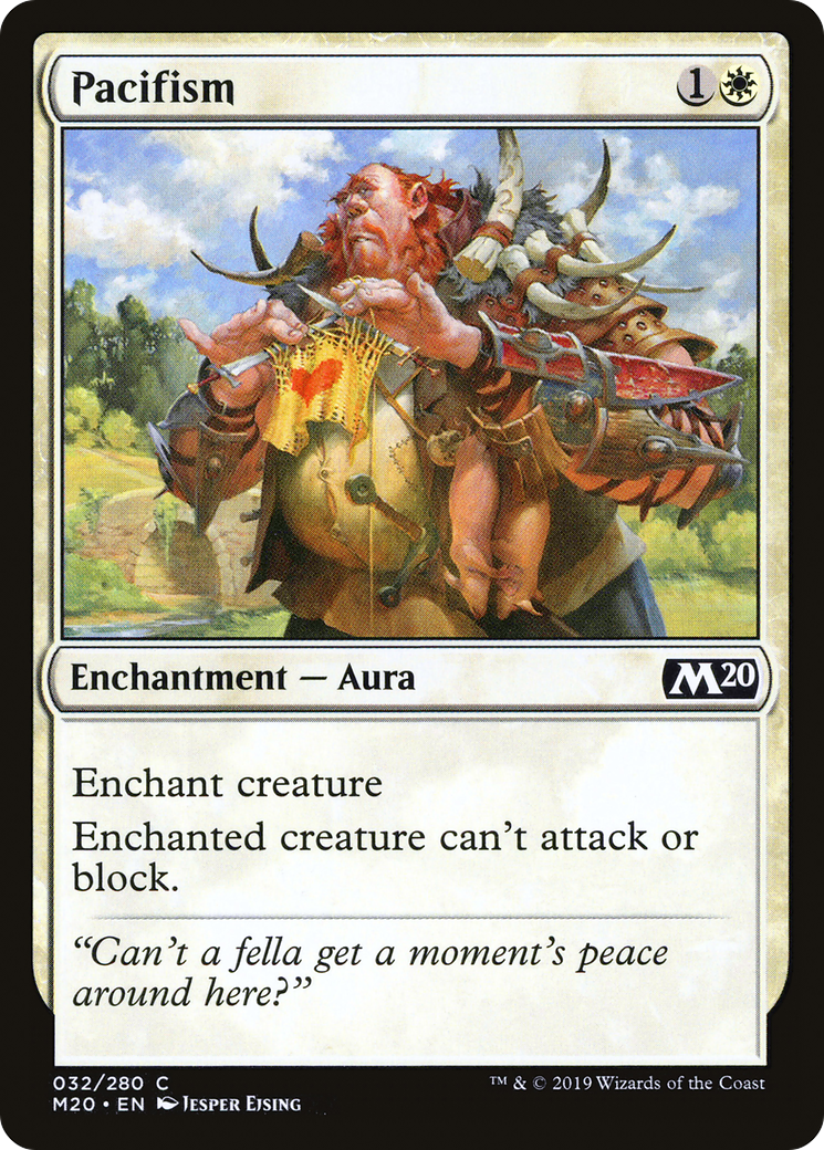 {C} Pacifism [Core Set 2020][M20 032]