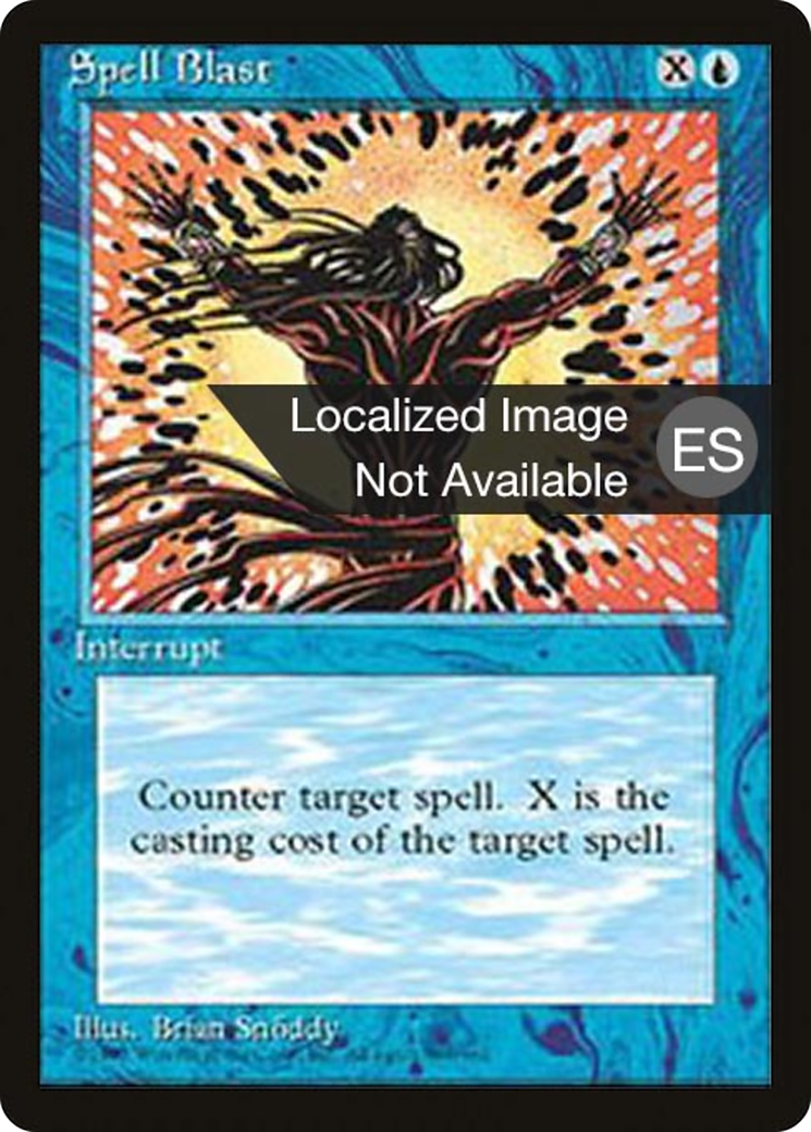 {F} Spell Blast [Fourth Edition (Foreign Black Border)][FBB 4ED 103]