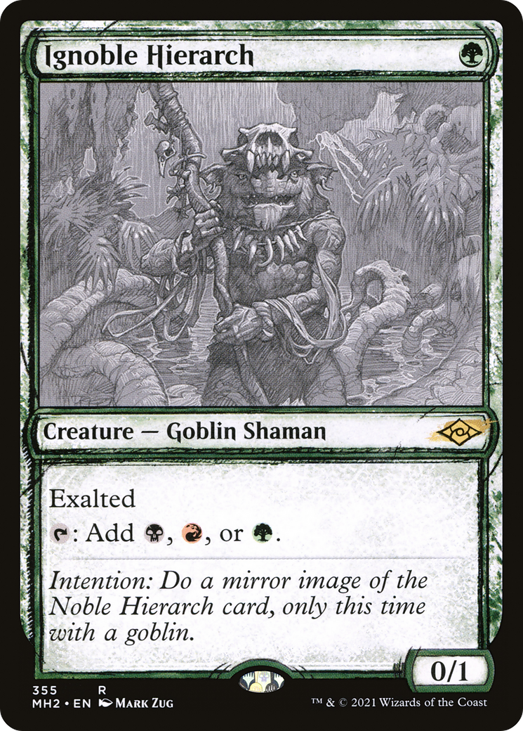 {R} Ignoble Hierarch (Showcase) (Foil): (Showcase) [Modern Horizons 2] [MH2 355]
