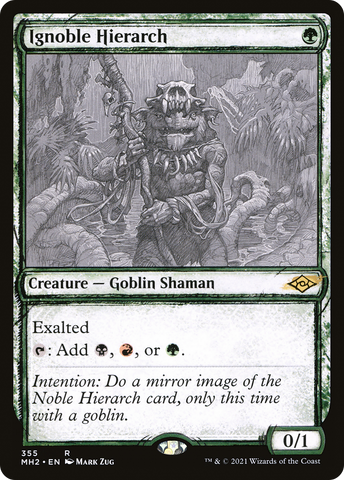 {R} Ignoble Hierarch (Sketch) [Modern Horizons 2][MH2 355]
