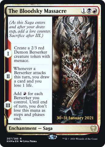 {R} The Bloodsky Massacre [Kaldheim Prerelease Promos][PR KHM 207]