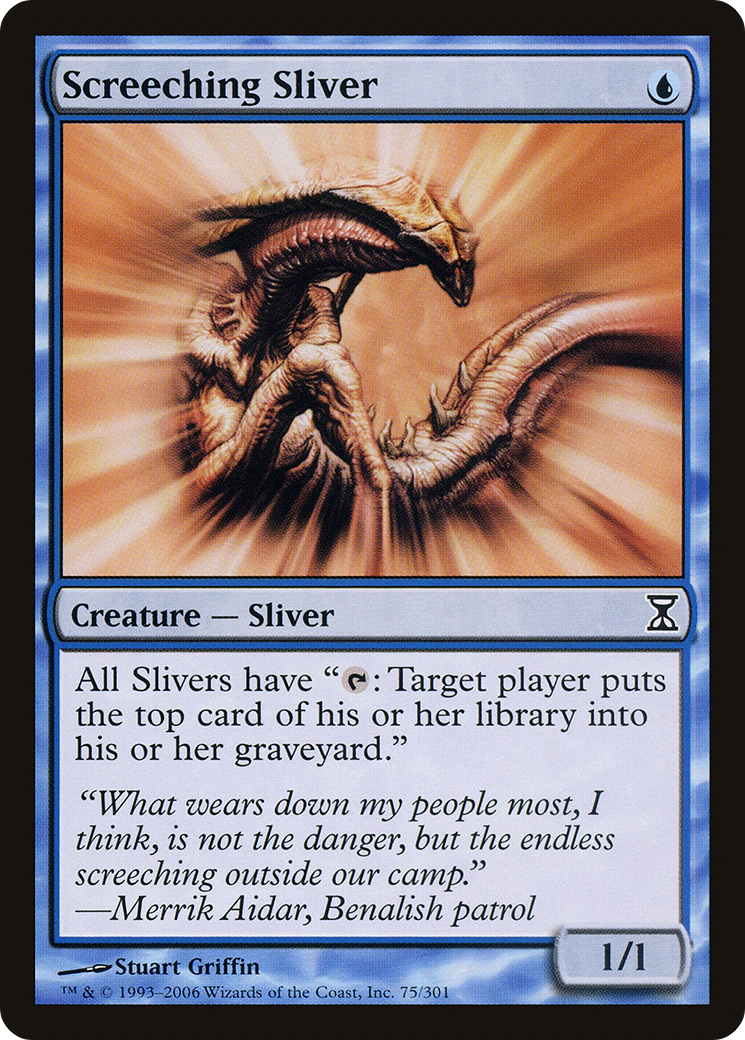 {C} Screeching Sliver [Time Spiral][TSP 075] - Misty Mountain Games