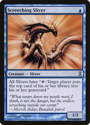 {C} Screeching Sliver [Time Spiral][TSP 075]
